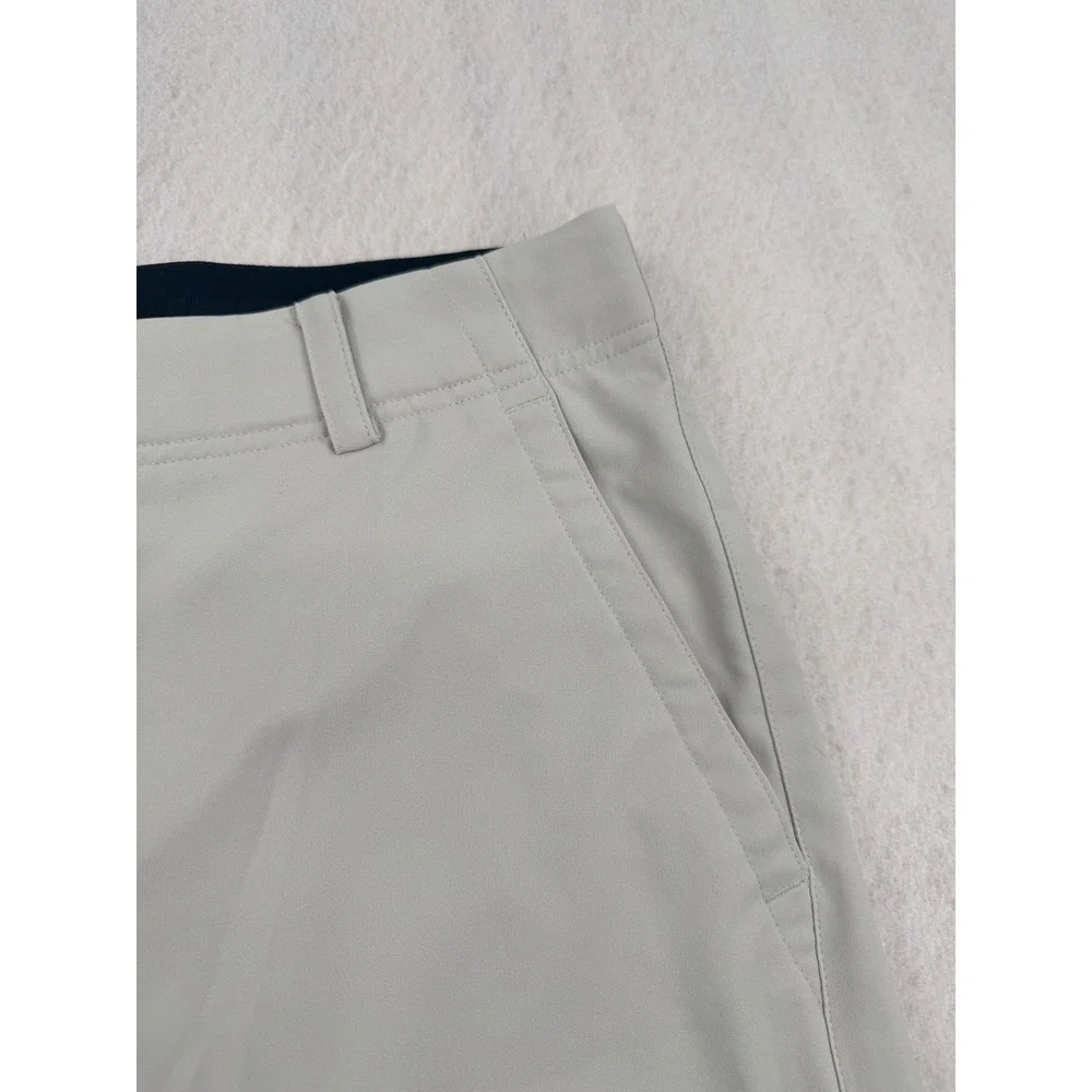 Nike Dri-FIT Men Golf Shorts Size 32 Light Gray Athletic Performance Athleisure